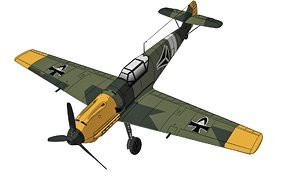 Bf 109E-4, Shuumatsu No Izetta, Hasegawa, Model Kit, 1/48, 4967834647411